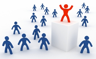 stock-photo-a-person-in-the-crowd-above-the-others-10417975